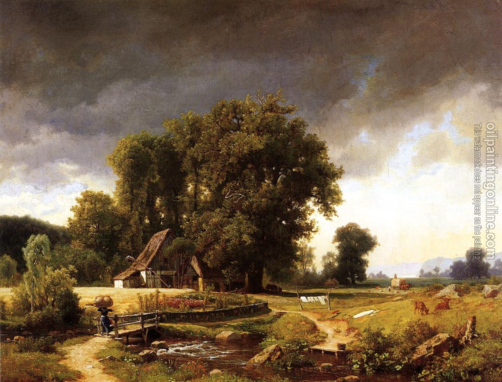 Bierstadt, Albert - Westphalian Landscape